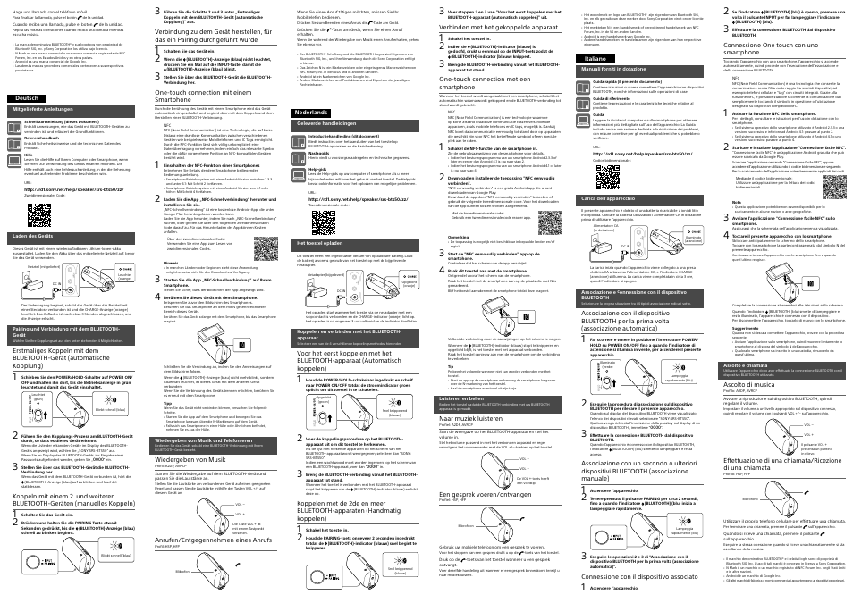 Sony SRS-BTS50 User Manual | Page 2 / 2