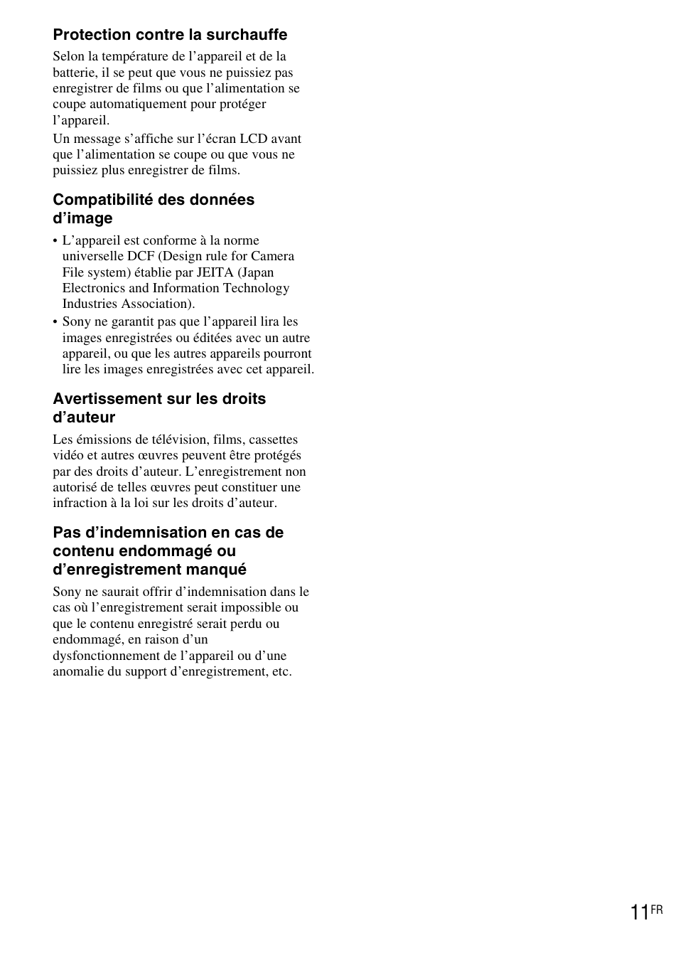 Sony DSC-T90 User Manual | Page 11 / 120