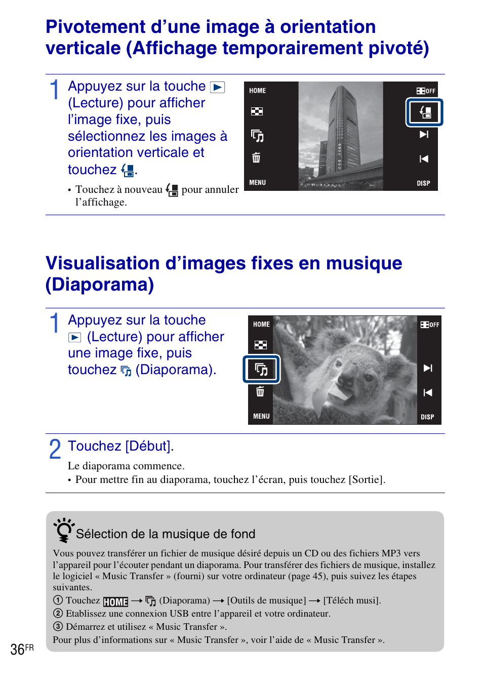 Sony DSC-T90 User Manual | Page 36 / 120