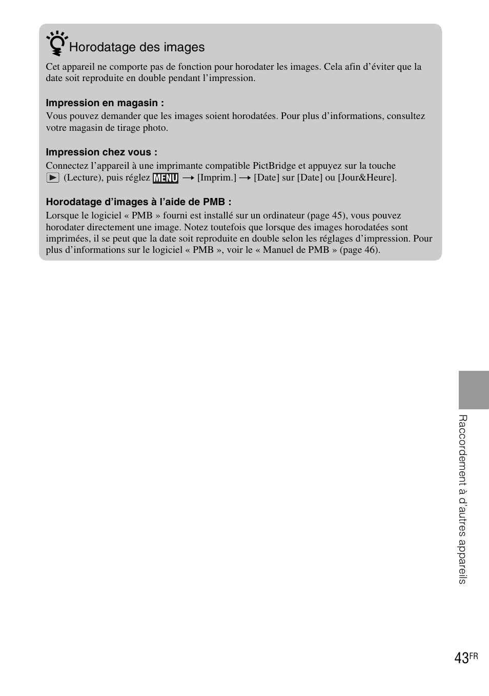 Sony DSC-T90 User Manual | Page 43 / 120