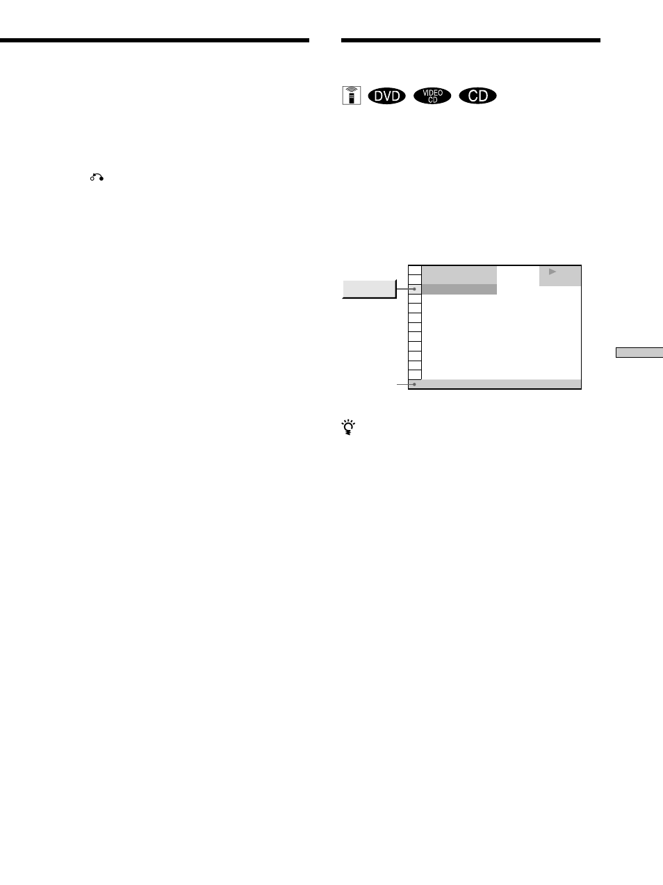 Verifica delle informazioni sul disco, De disc-informatie controleren, Verifica delle informazioni sul disco z | Sony DVP-F11 User Manual | Page 31 / 136