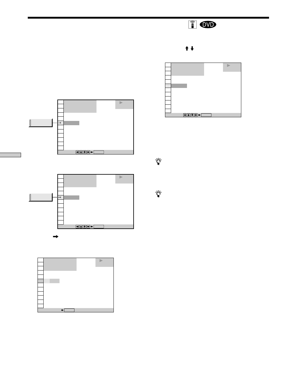 Modifica dell’angolo dell’inquadratura, Hoeken wijzigen, Modifica dell’angolo dell’inquadratura z | Sony DVP-F11 User Manual | Page 34 / 136