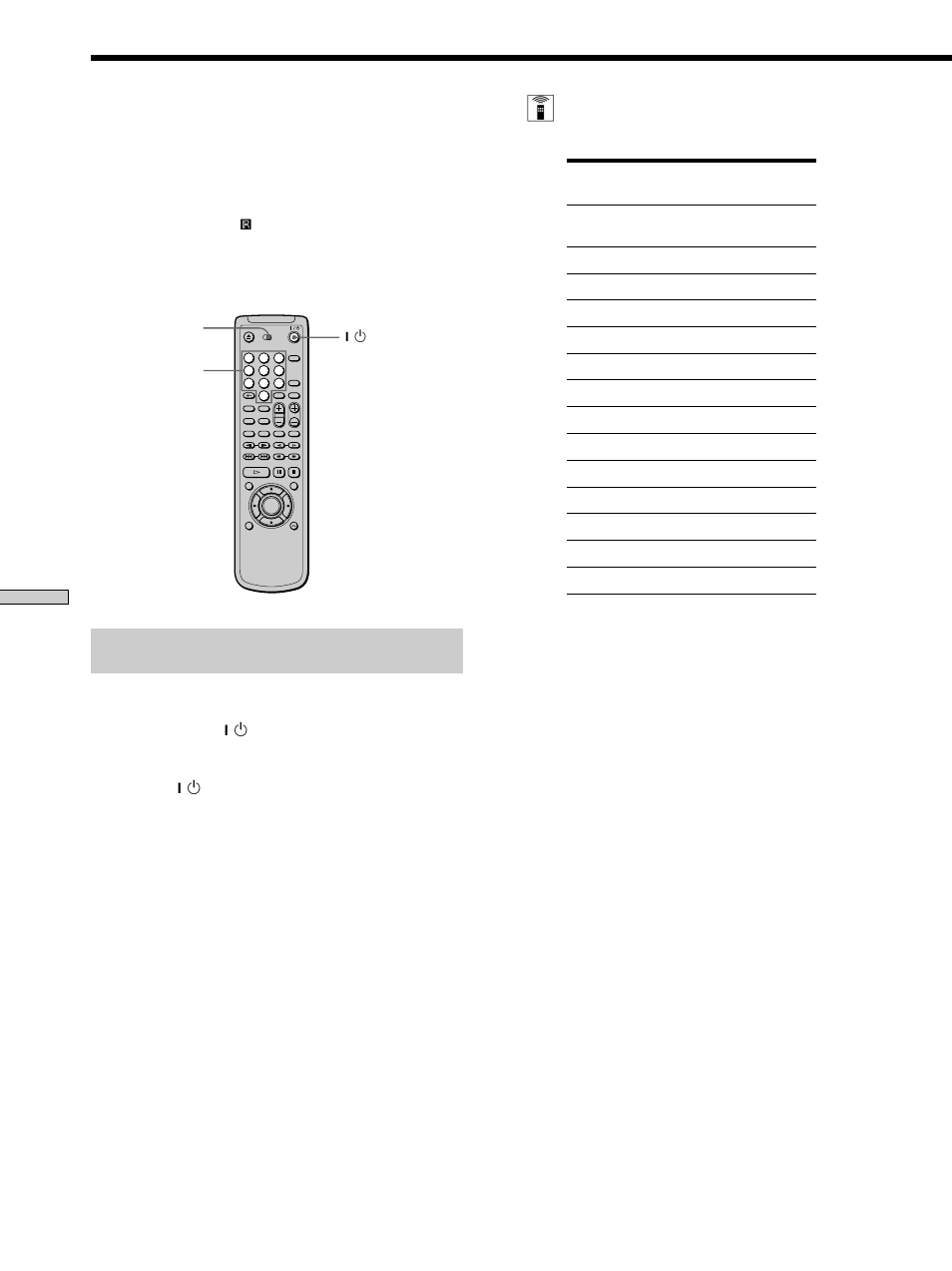 Controllo del televisore con il telecomando | Sony DVP-F11 User Manual | Page 54 / 136