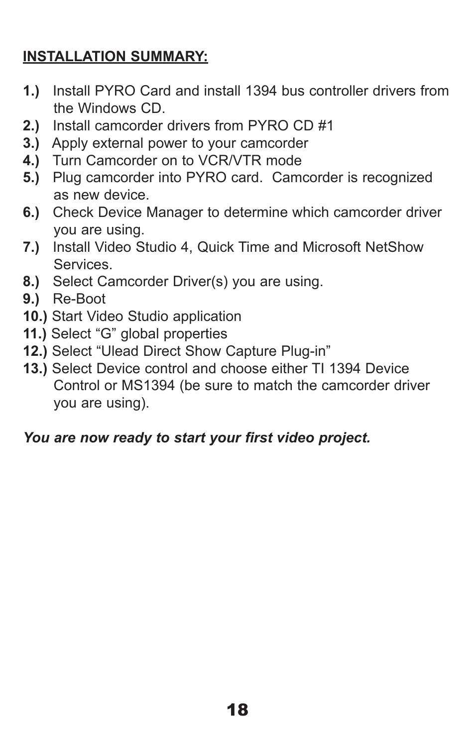 ADS Technologies ProDVD API-408 User Manual | Page 18 / 34