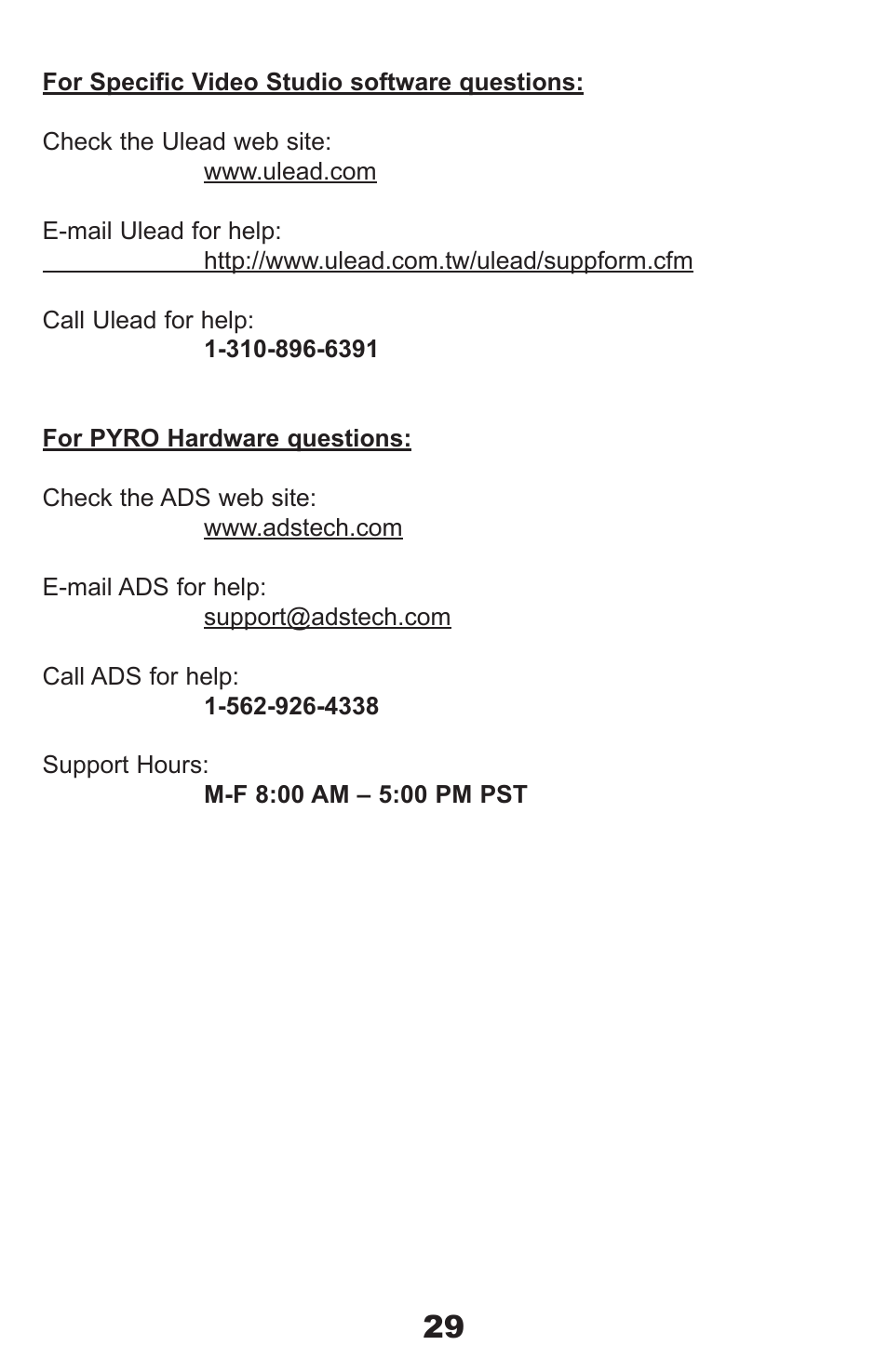 ADS Technologies ProDVD API-408 User Manual | Page 29 / 34