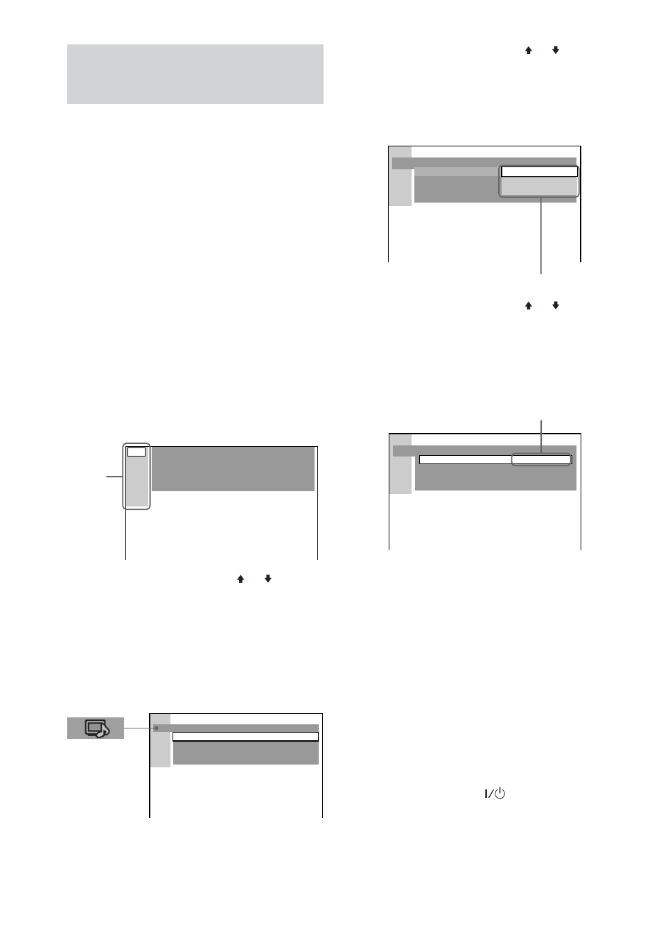 Gebruik van het setup instelscherm | Sony DHC-FL5D User Manual | Page 100 / 224