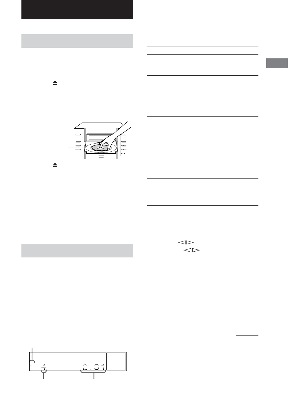 Inserimento di un disco, Riproduzione di un disco | Sony DHC-FL5D User Manual | Page 165 / 224
