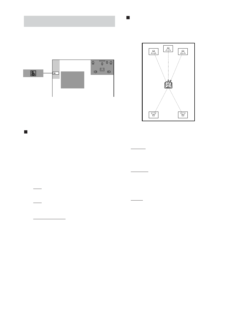 Lautsprechereinstellung, Speaker setup | Sony DHC-FL5D User Manual | Page 30 / 224