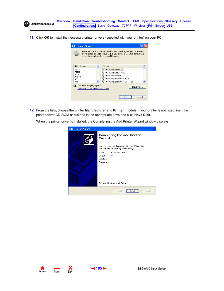 ADS Technologies Wireless Cable Modem Gateway SBG1000 User Manual | Page 111 / 161