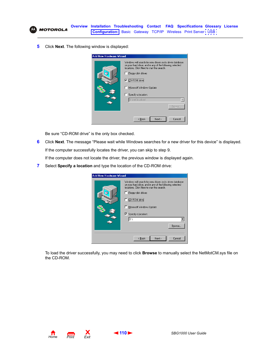 ADS Technologies Wireless Cable Modem Gateway SBG1000 User Manual | Page 116 / 161