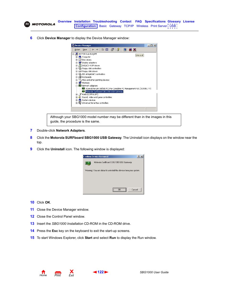 ADS Technologies Wireless Cable Modem Gateway SBG1000 User Manual | Page 128 / 161