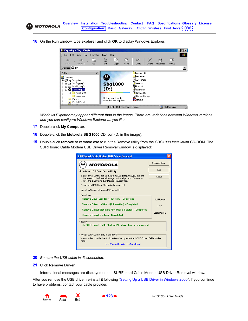 ADS Technologies Wireless Cable Modem Gateway SBG1000 User Manual | Page 129 / 161