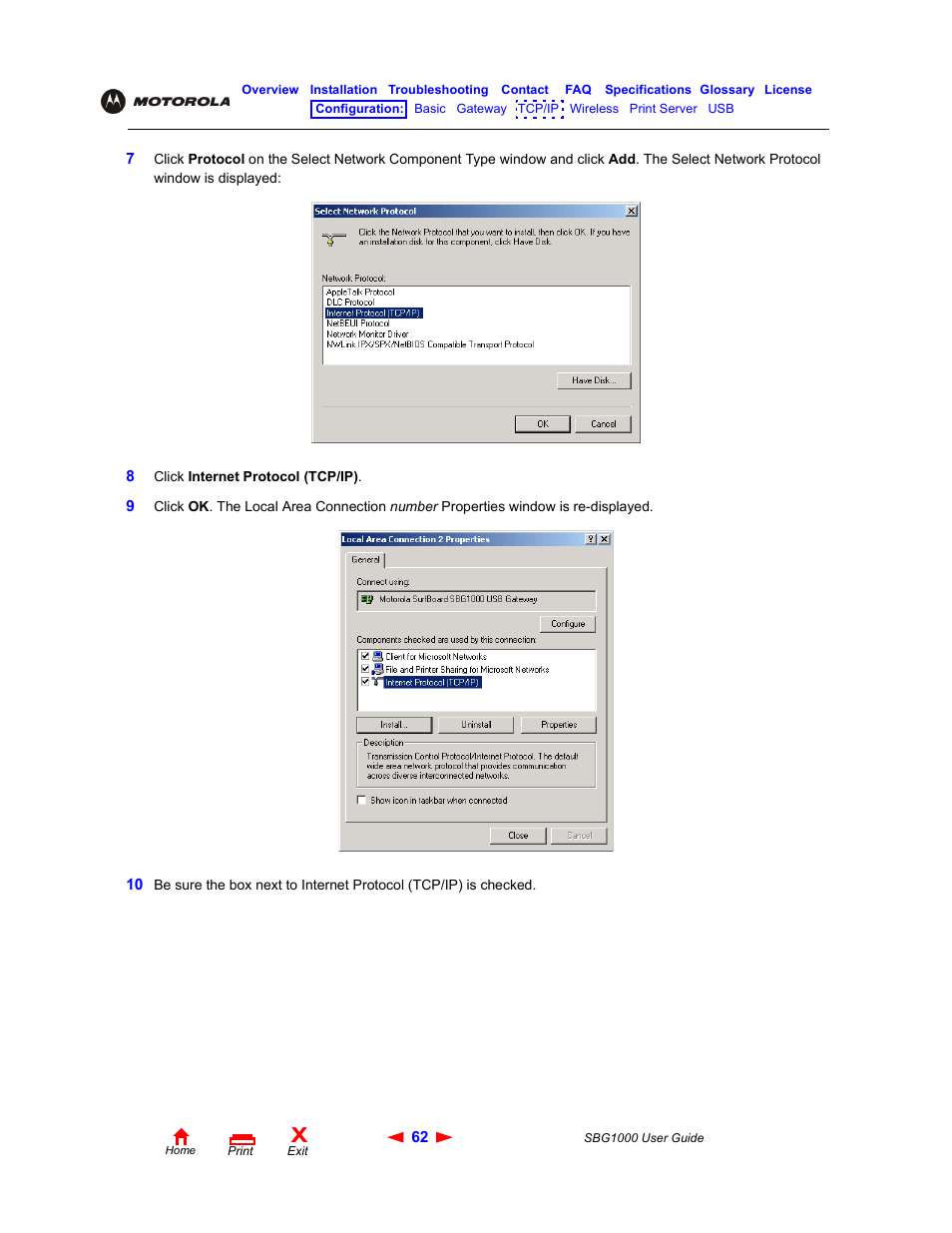 ADS Technologies Wireless Cable Modem Gateway SBG1000 User Manual | Page 68 / 161