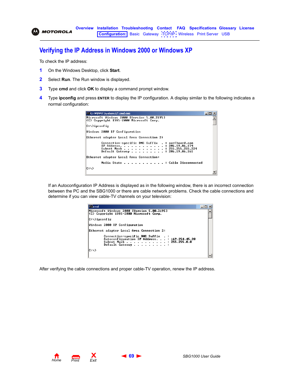 ADS Technologies Wireless Cable Modem Gateway SBG1000 User Manual | Page 75 / 161