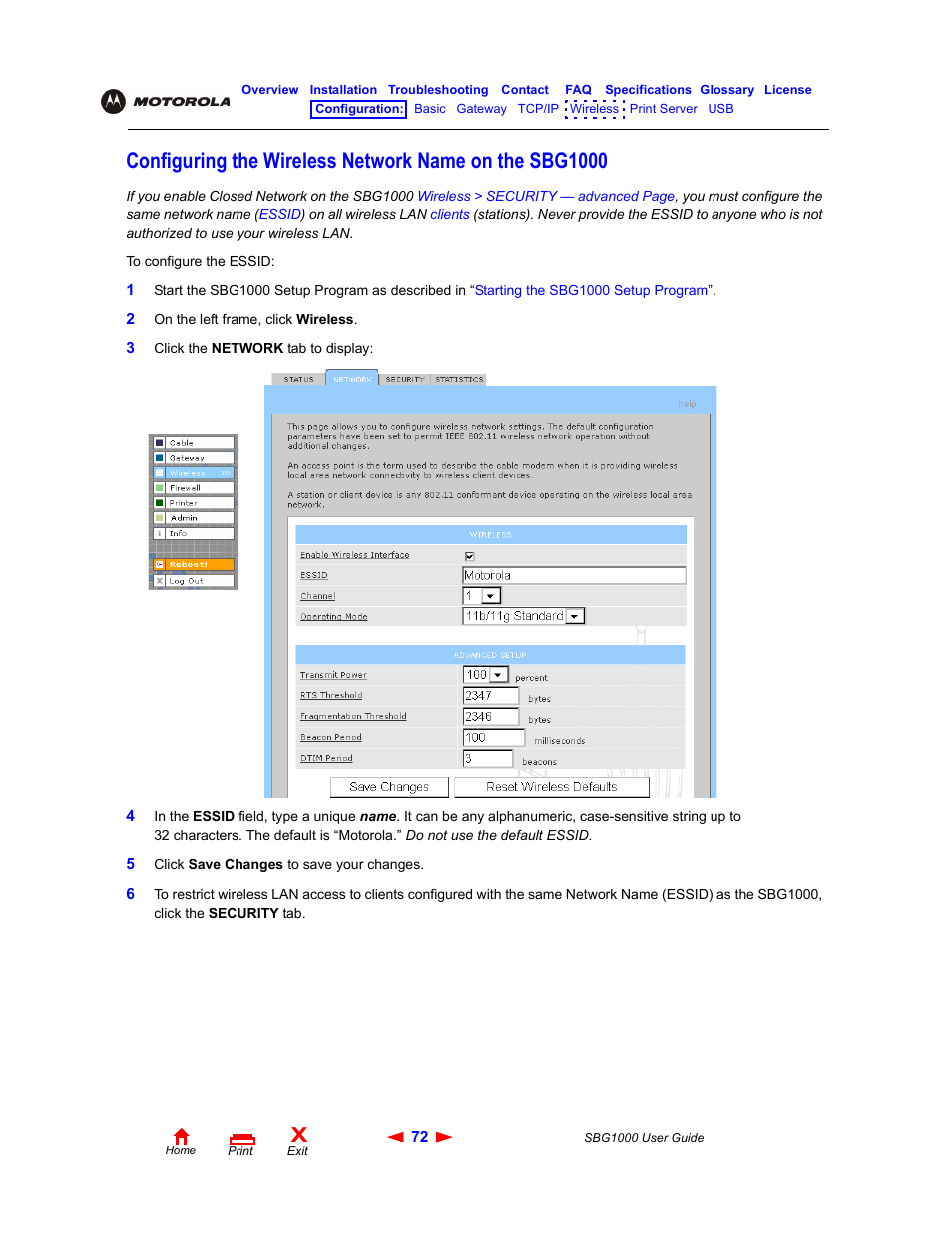 ADS Technologies Wireless Cable Modem Gateway SBG1000 User Manual | Page 78 / 161