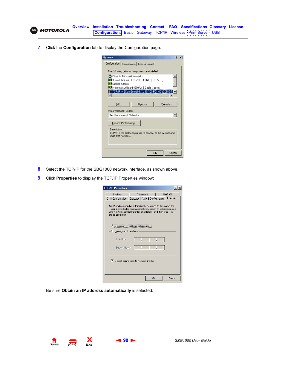 ADS Technologies Wireless Cable Modem Gateway SBG1000 User Manual | Page 96 / 161