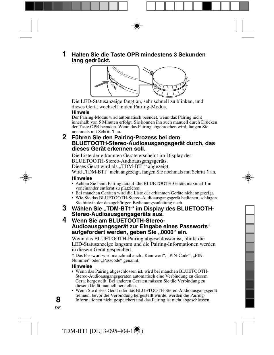 Sony TDM-BT1 User Manual | Page 36 / 116
