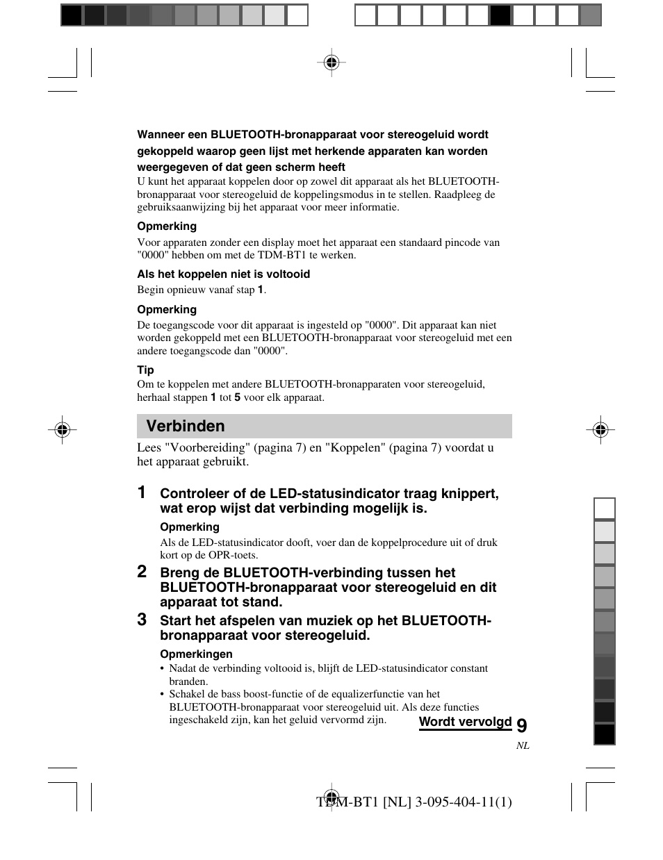 Verbinden | Sony TDM-BT1 User Manual | Page 51 / 116