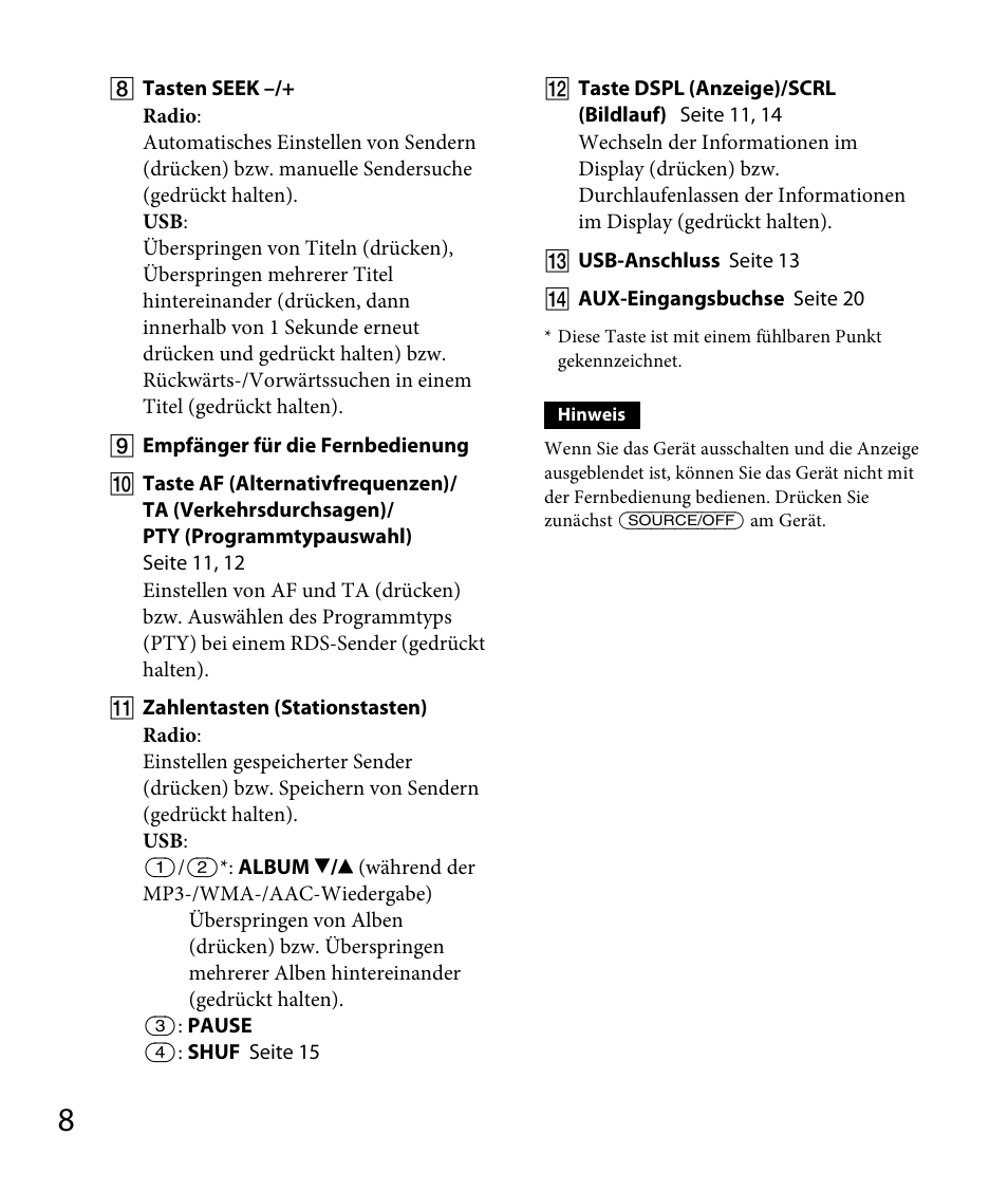 Sony DSX-A30 User Manual | Page 30 / 132