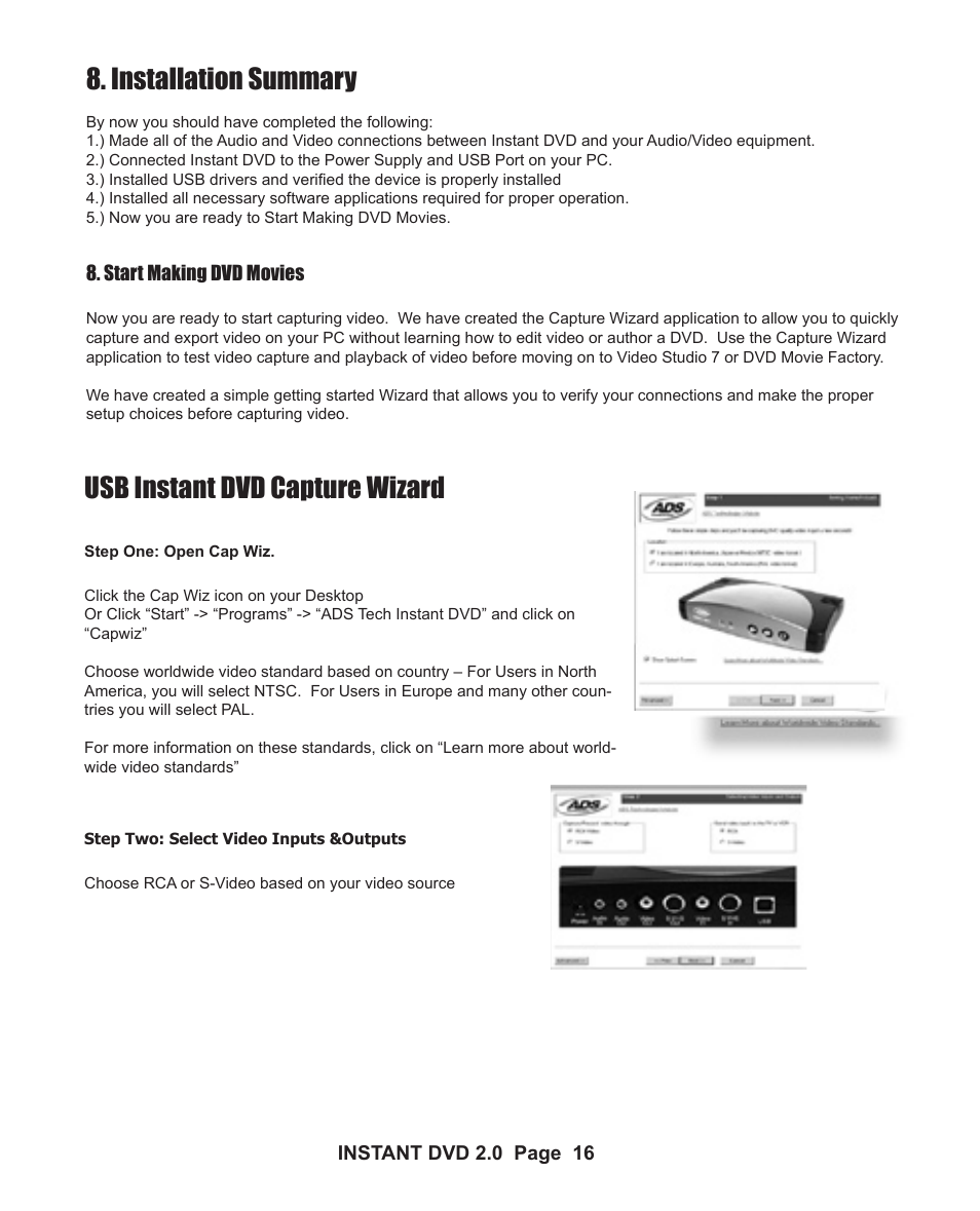 ADS Technologies ELT-201 User Manual | 12 pages