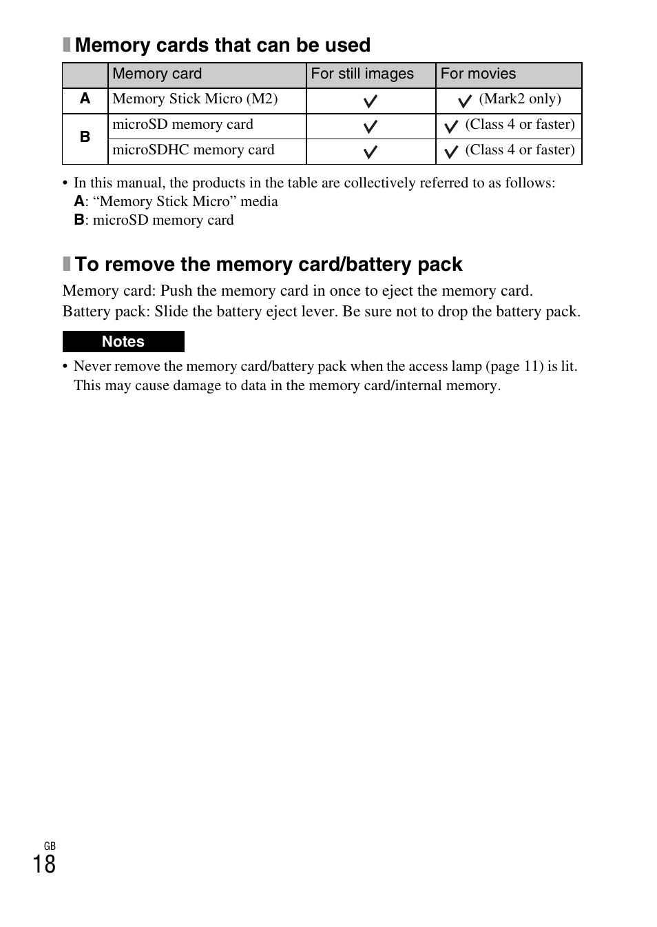 Sony DSC-TF1 User Manual | Page 18 / 579