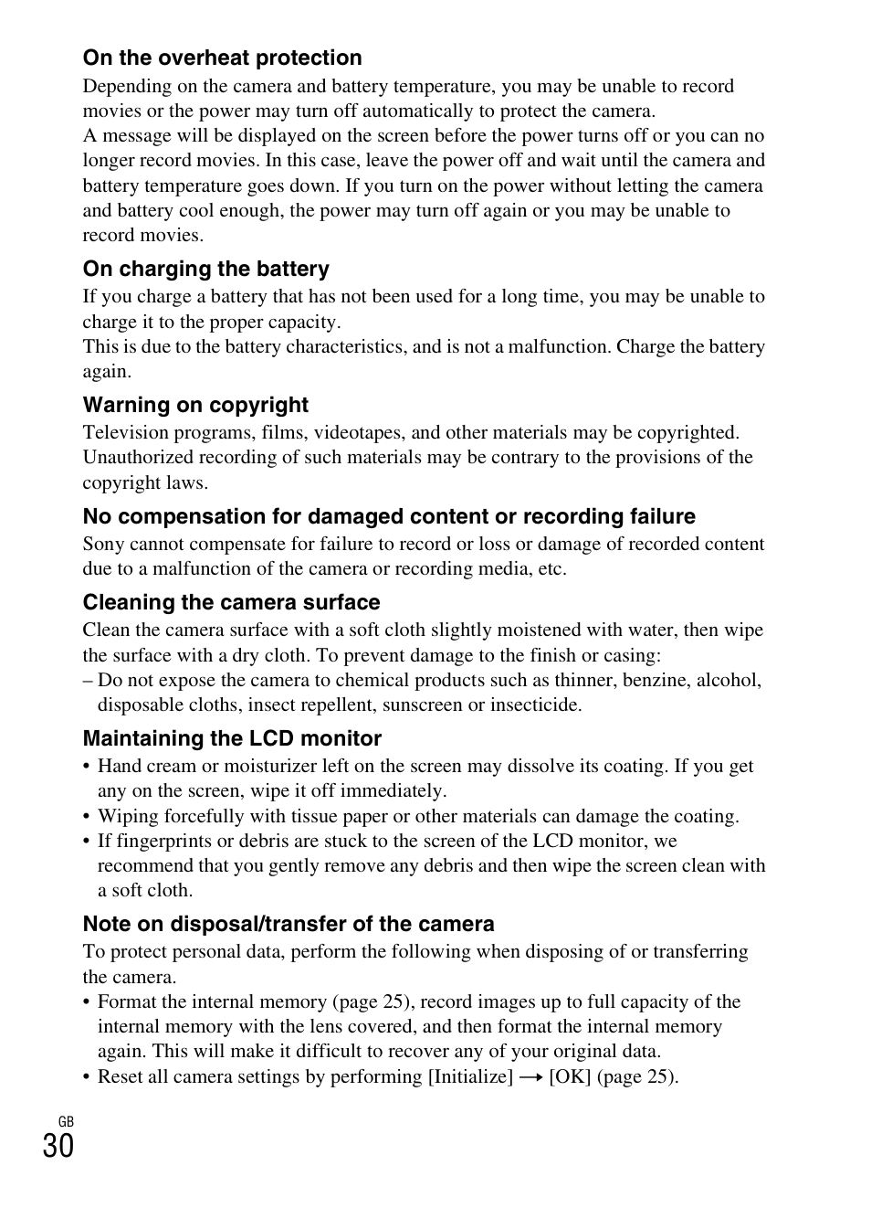 Sony DSC-TF1 User Manual | Page 30 / 579