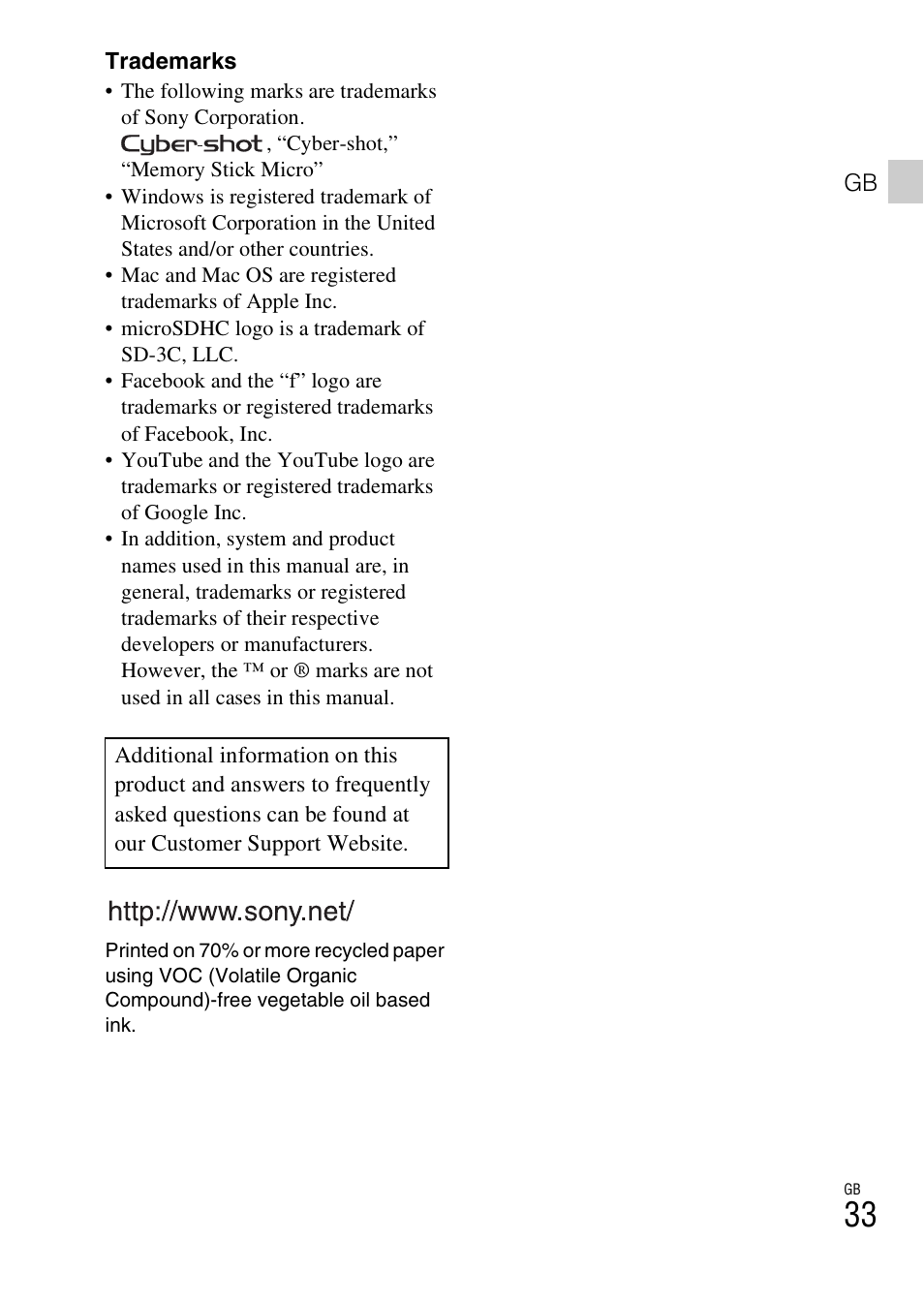 Sony DSC-TF1 User Manual | Page 33 / 579