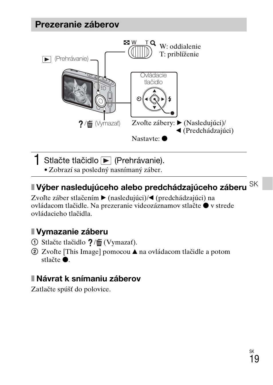 Prezeranie záberov | Sony DSC-TF1 User Manual | Page 337 / 579