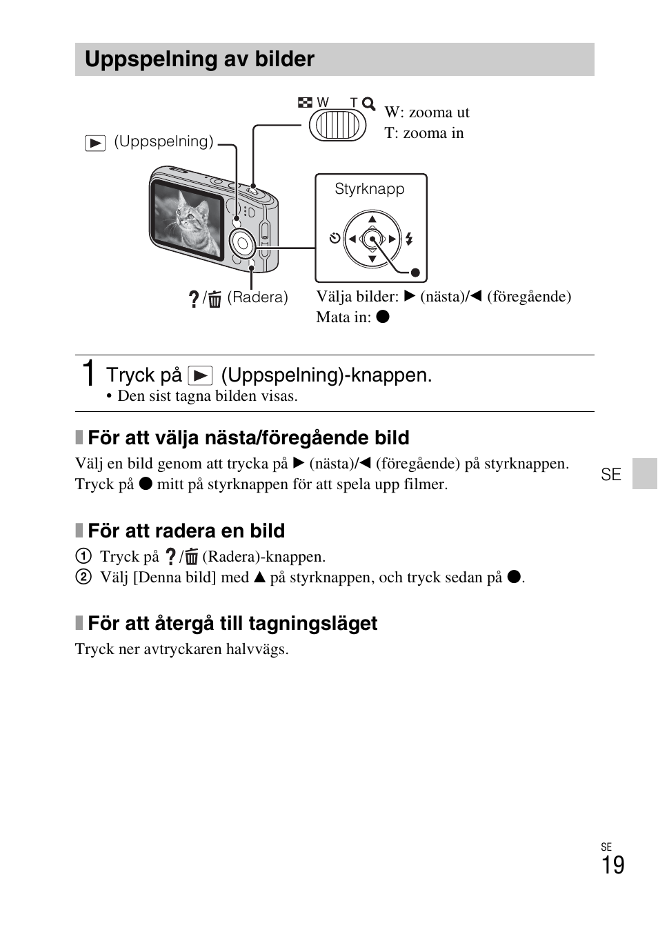 Uppspelning av bilder | Sony DSC-TF1 User Manual | Page 369 / 579