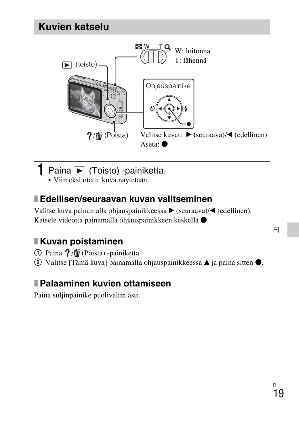 Kuvien katselu | Sony DSC-TF1 User Manual | Page 399 / 579