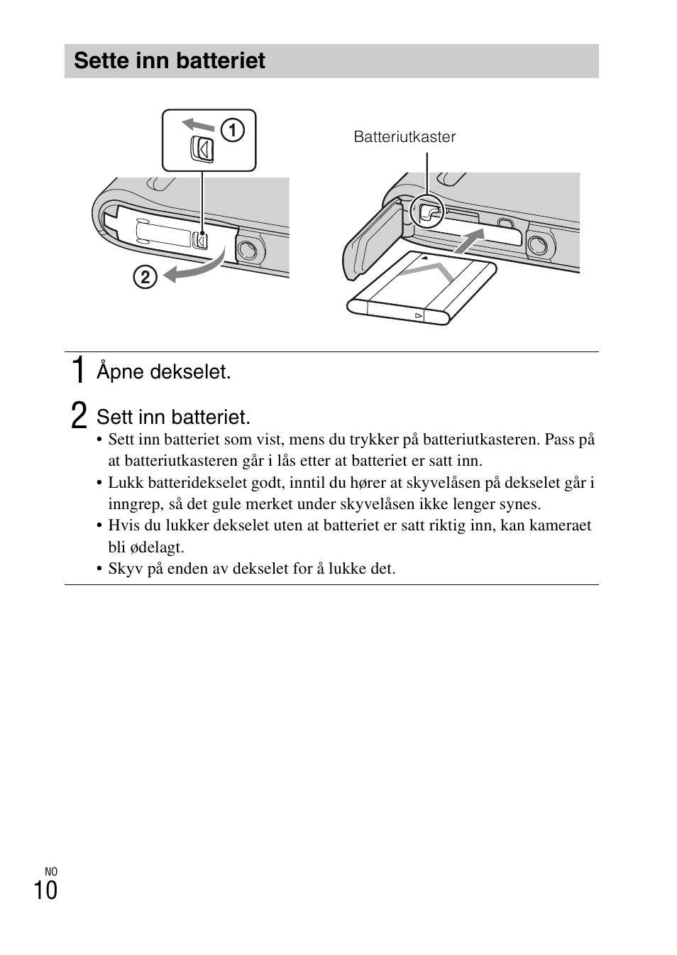 Sette inn batteriet | Sony DSC-TF1 User Manual | Page 420 / 579
