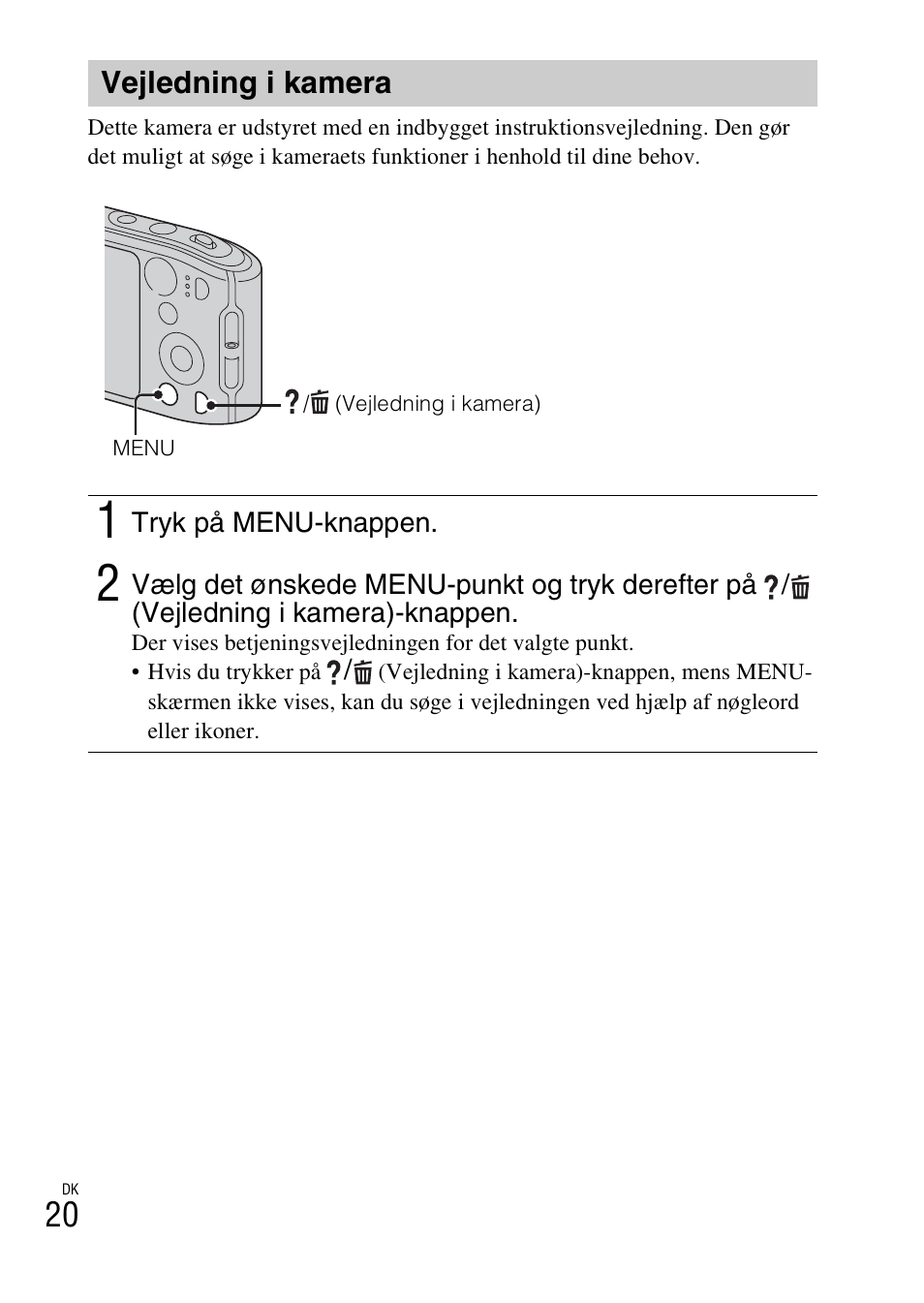 Vejledning i kamera | Sony DSC-TF1 User Manual | Page 460 / 579