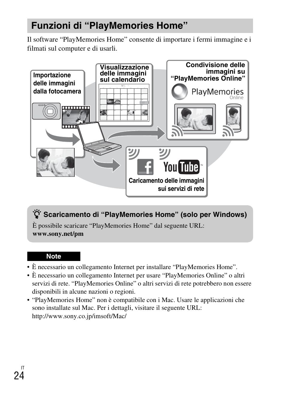 Funzioni di “playmemories home | Sony DSC-TF1 User Manual | Page 90 / 579