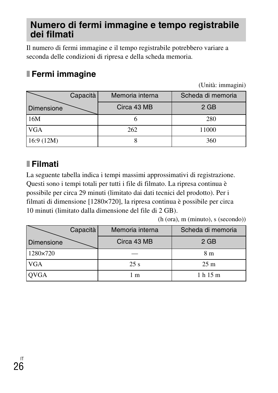 Xfermi immagine, Xfilmati | Sony DSC-TF1 User Manual | Page 92 / 579