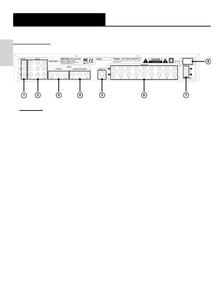 Introduction, Rear panel | ADS Technologies HDUP-1500 User Manual | Page 12 / 32