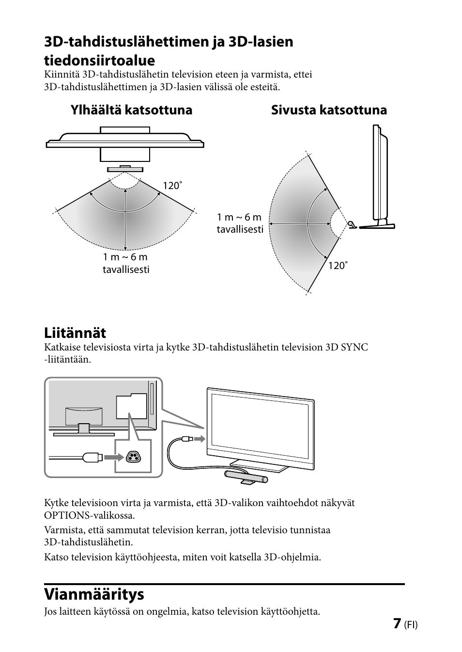 Vianmääritys, Liitännät, Ylhäältä katsottuna sivusta katsottuna | Sony TMR-BR100 User Manual | Page 67 / 127