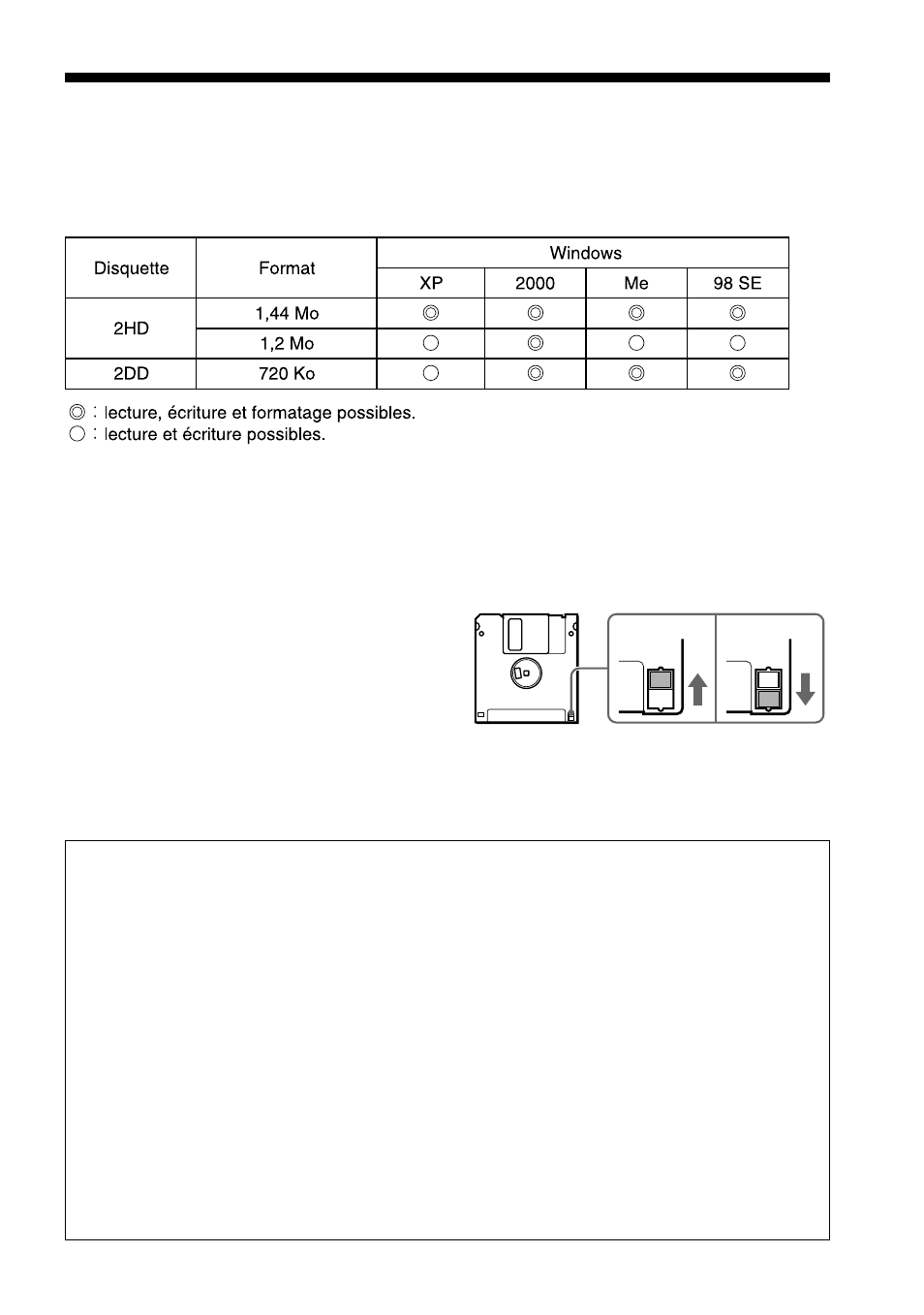 A propos des disquettes | Sony MSFD-20U User Manual | Page 25 / 128