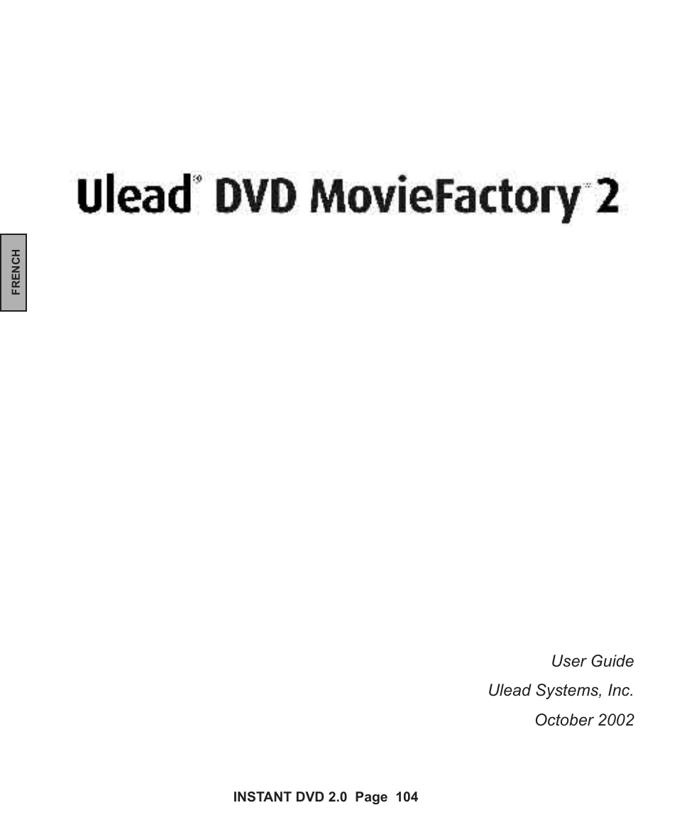ADS Technologies INSTANT DVD 2 User Manual | Page 104 / 150