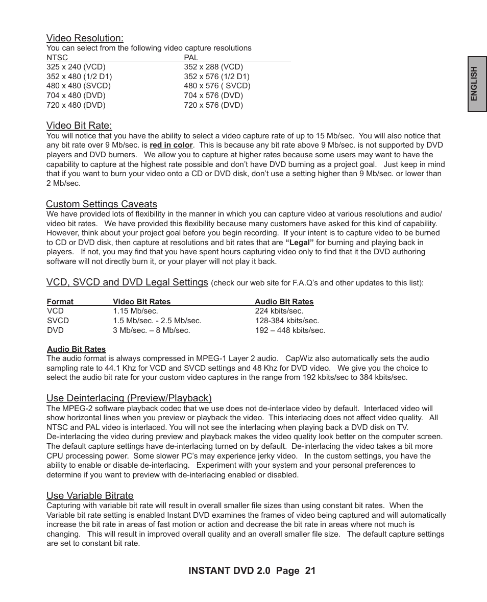 ADS Technologies INSTANT DVD 2 User Manual | Page 21 / 150