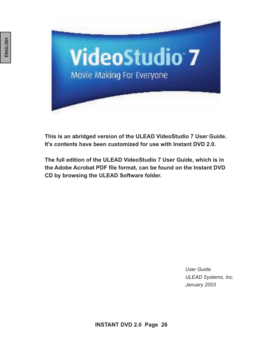 ADS Technologies INSTANT DVD 2 User Manual | Page 26 / 150