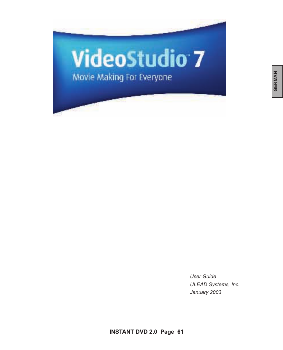 ADS Technologies INSTANT DVD 2 User Manual | Page 61 / 150