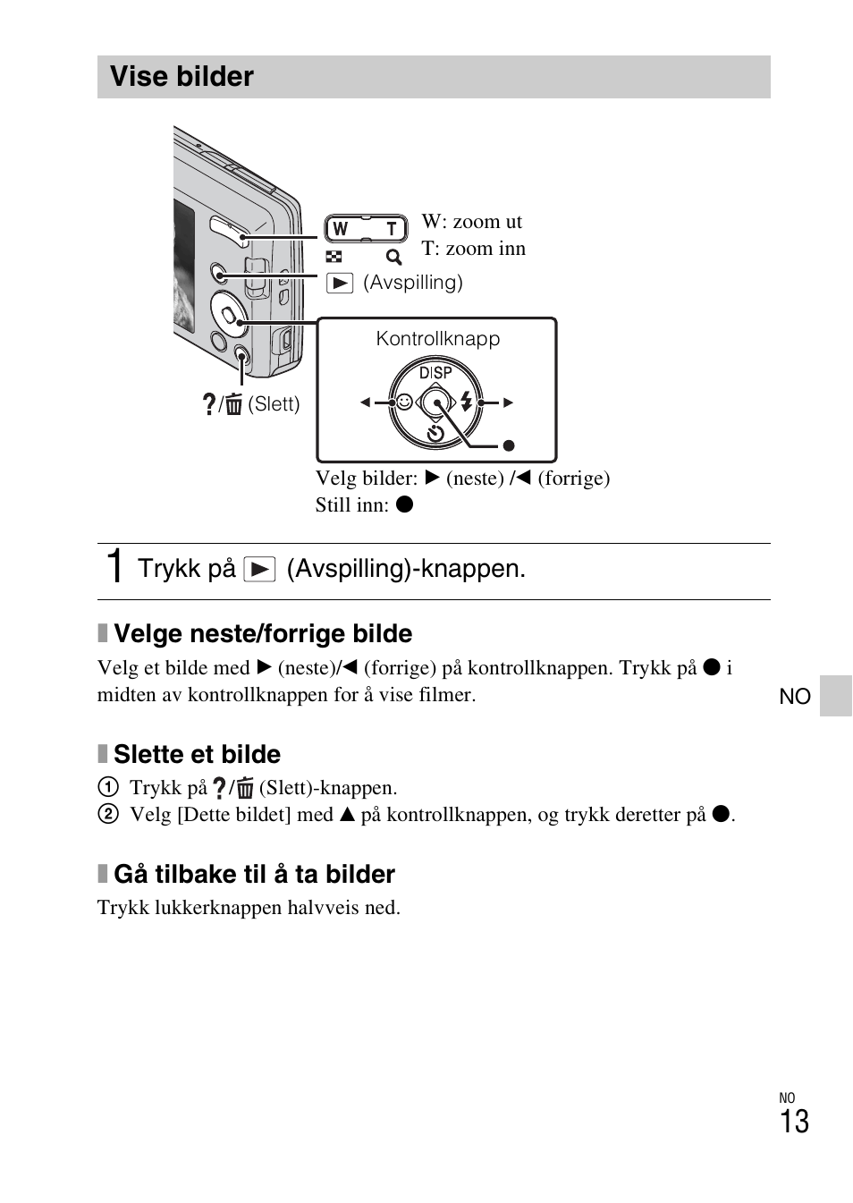 Vise bilder | Sony DSC-W620 User Manual | Page 305 / 435