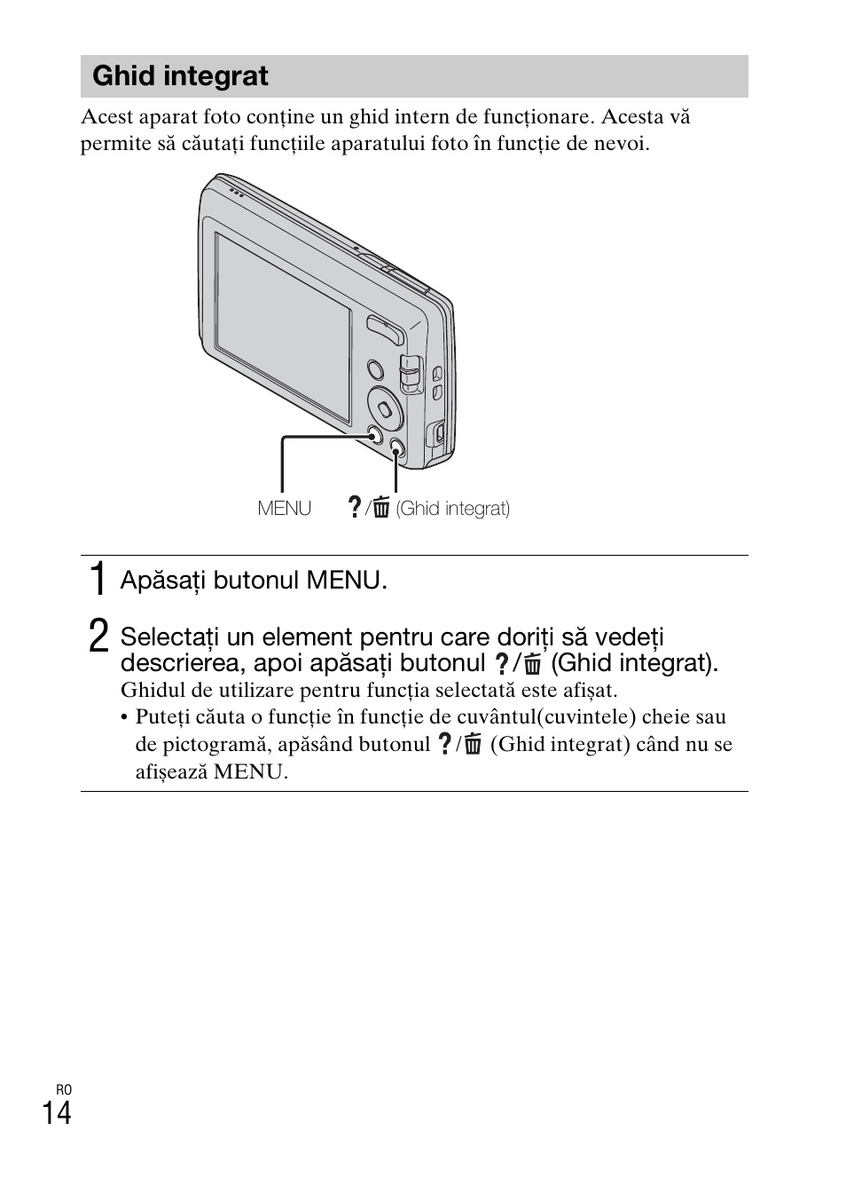 Ghid integrat | Sony DSC-W620 User Manual | Page 372 / 435