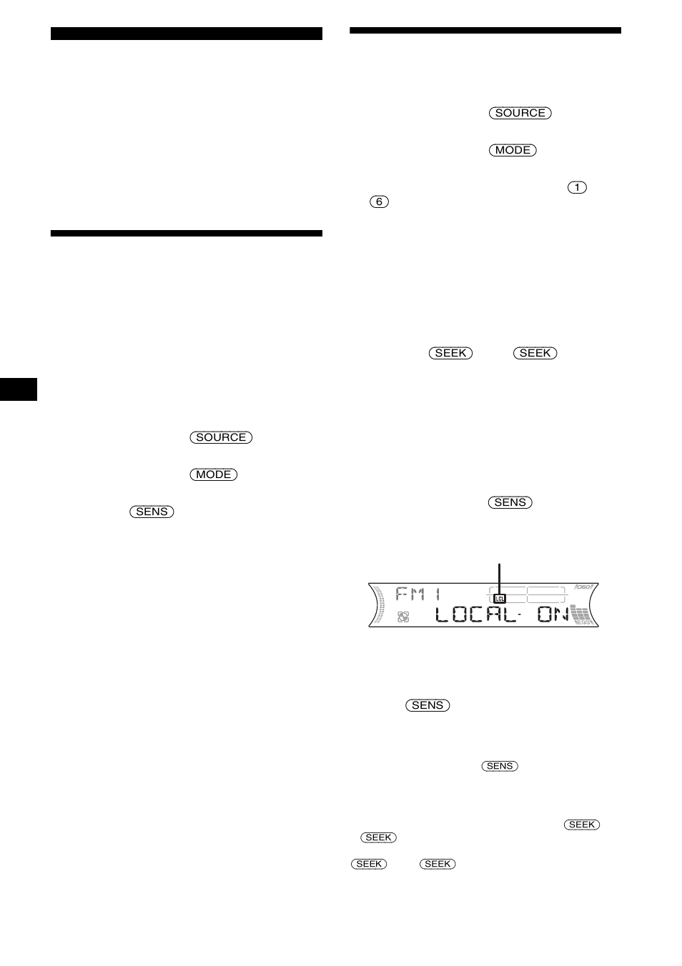 Radio, Memorizzazione automatica delle stazioni, Ricezione delle stazioni memorizzate | Sony CDX-F5000C User Manual | Page 102 / 152