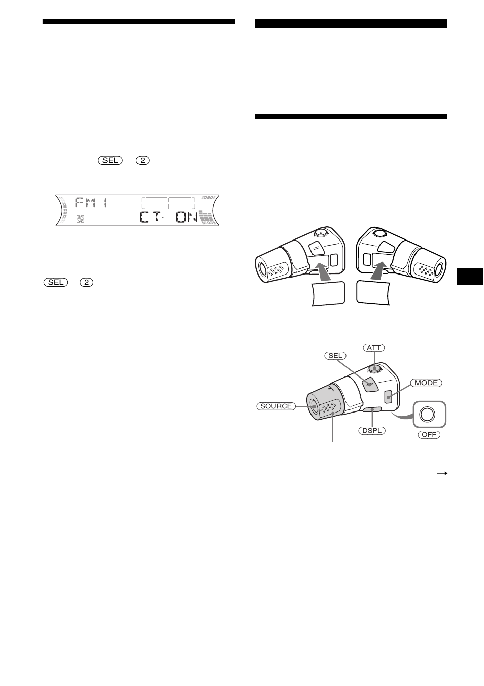 Impostazione automatica dell’orologio, Ct (clock time, ora), Altre funzioni | Uso del telecomando a rotazione, 19 impostazione automatica dell’orologio | Sony CDX-F5000C User Manual | Page 107 / 152