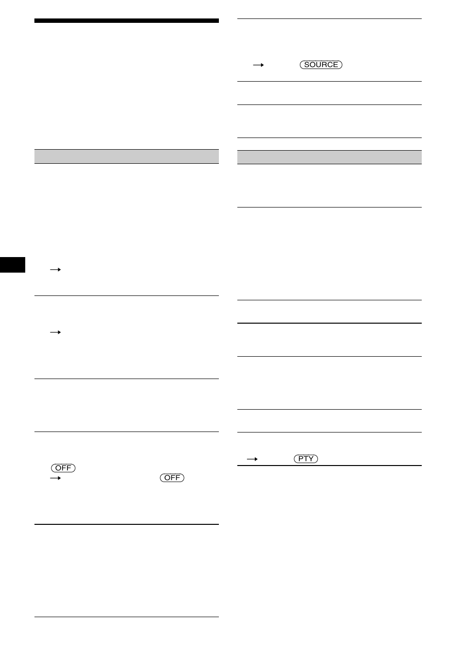 Guida alla soluzione dei problemi, 28 guida alla soluzione dei problemi | Sony CDX-F5000C User Manual | Page 116 / 152