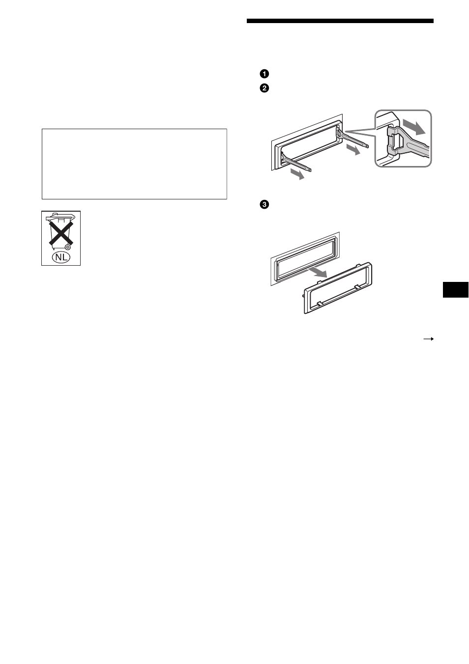 Het apparaat verwijderen | Sony CDX-F5000C User Manual | Page 143 / 152