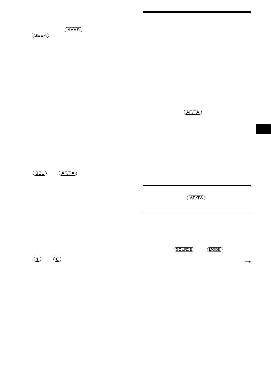 Empfangen von verkehrsdurchsagen, Ta (traffic announcement)/tp (traffic programme), Seite 17 | Sony CDX-F5000C User Manual | Page 45 / 152