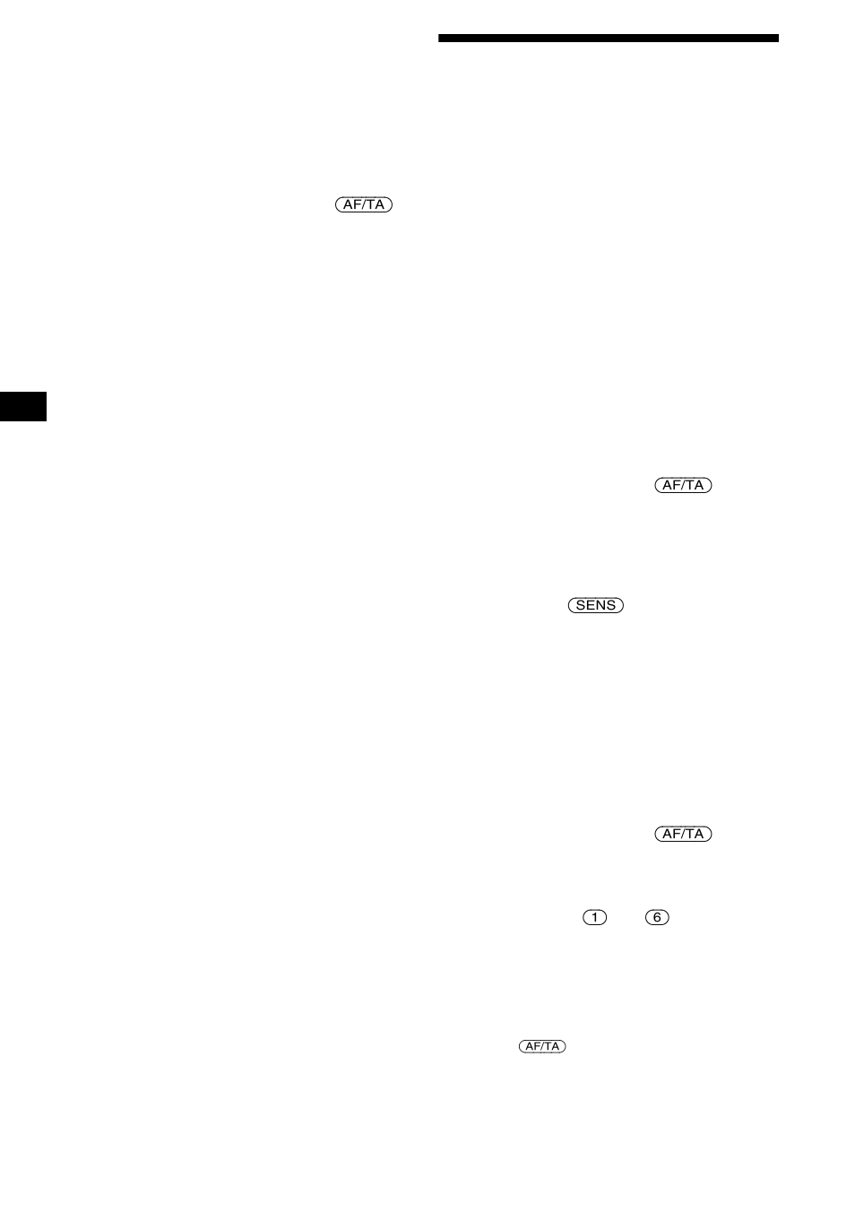 Speichern von rds-sendern zusammen mit, Der af- und ta-einstellung | Sony CDX-F5000C User Manual | Page 46 / 152
