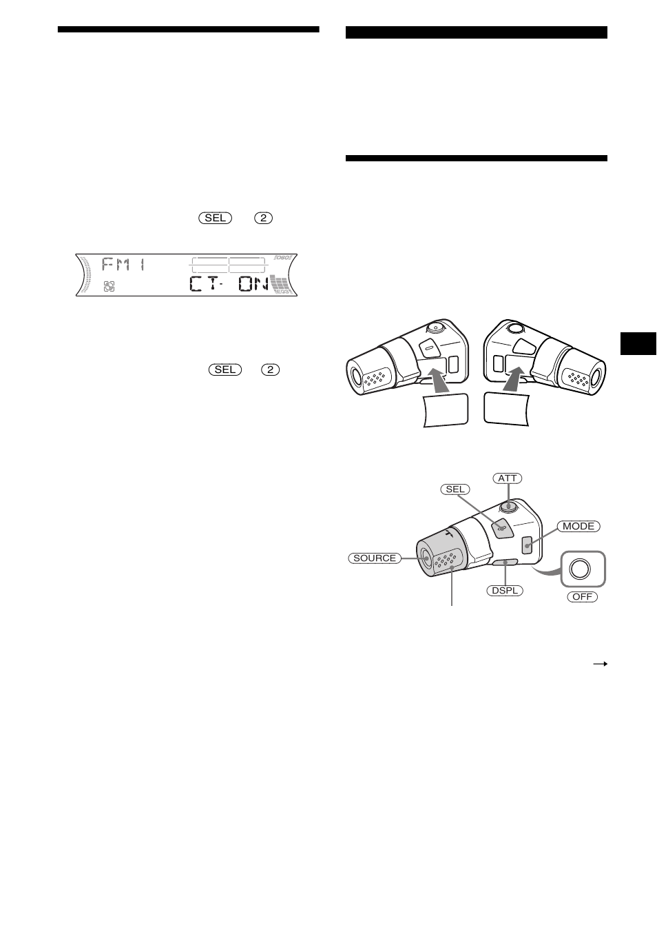 Réglage automatique de l’horloge, Ct (heure), Autres fonctions | Utilisation du satellite de commande, 19 réglage automatique de l’horloge | Sony CDX-F5000C User Manual | Page 77 / 152